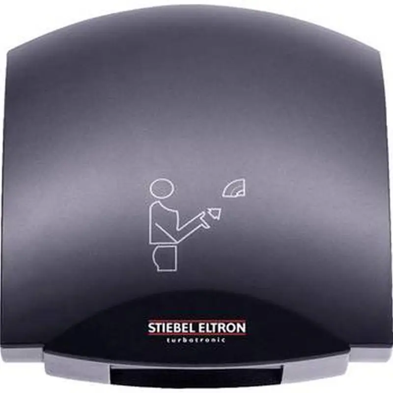 Stiebel Eltron HTT 5 AM turbotronic Händetrockner 2600W, Anthrazit 1820052 Highlight