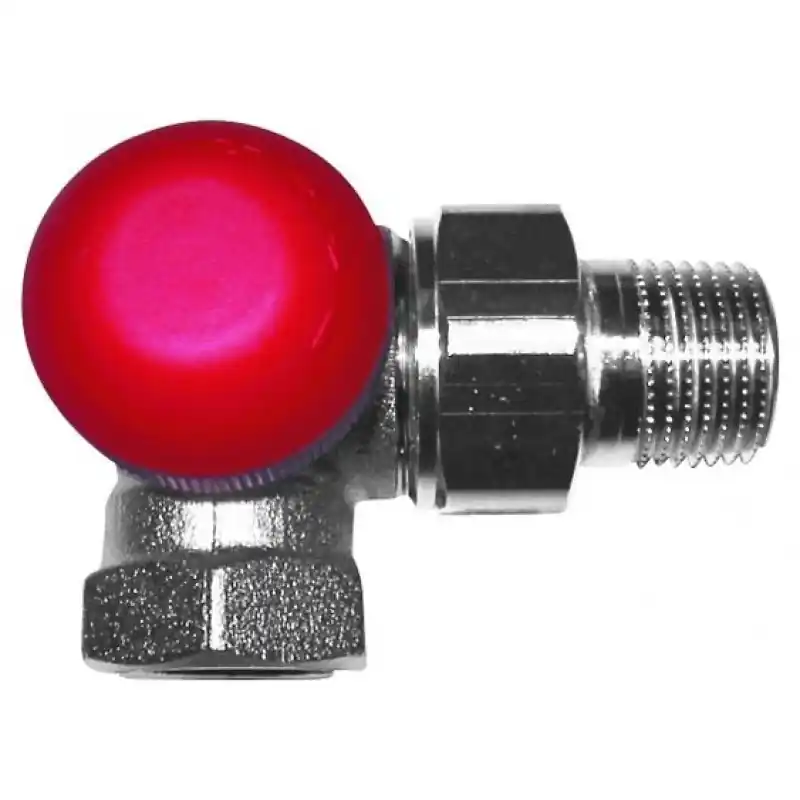 Must-Have HERZ TS-90-V-Thermostatventi Achsenventil links 1/2", M 28 x 1,5 rote Blende 1775867