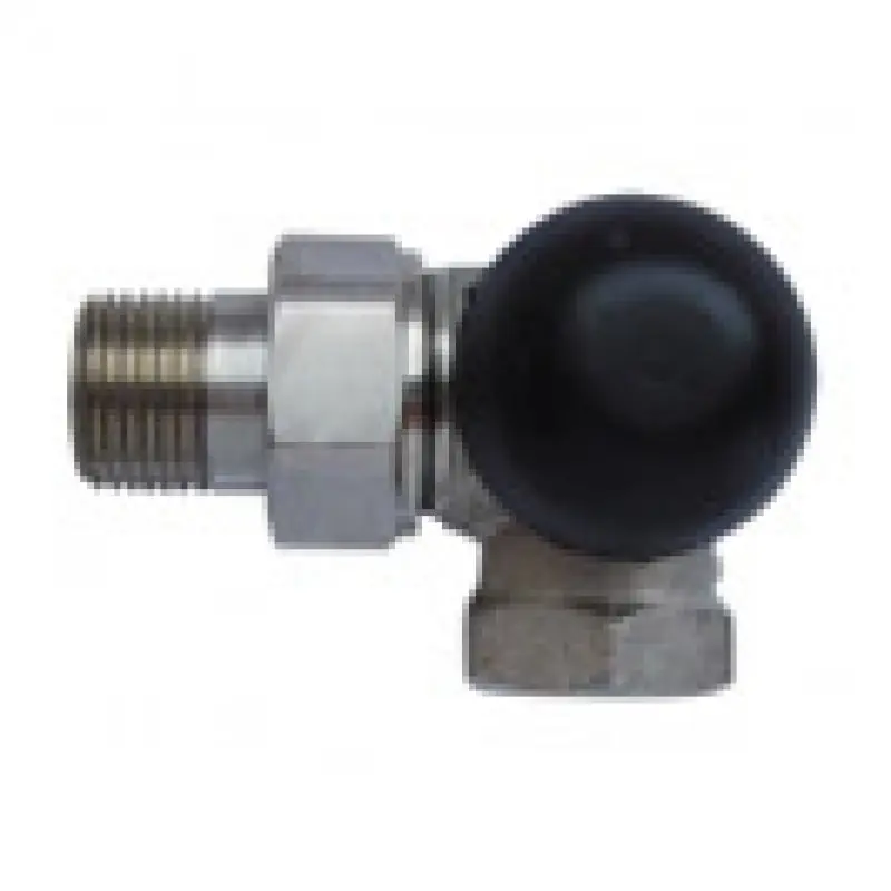Bestpreis HERZ TS-90-H-Thermostatventil M30 x1,5, Achsenventil rechts 1/2", schwarze Blende 1775926