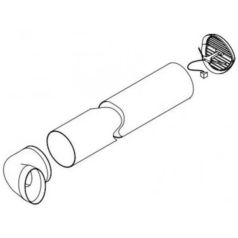 Letzte Chance ARISTON Außenwand-Kit NUOS EVO 80-110 3208092