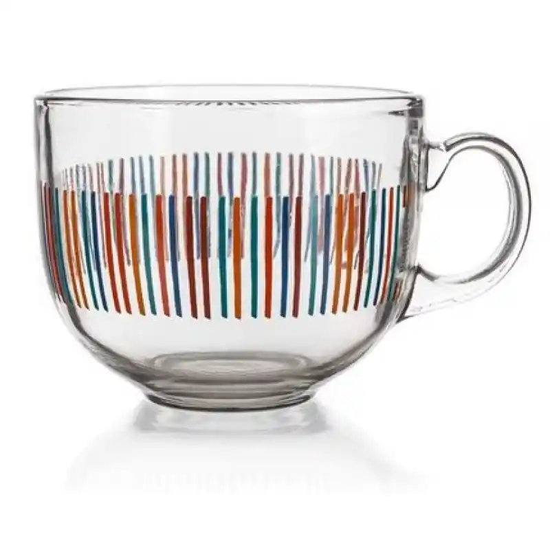 Abverkauf BANQUET MALAGA Jumbo Becher Stripes 435 ml 04207002