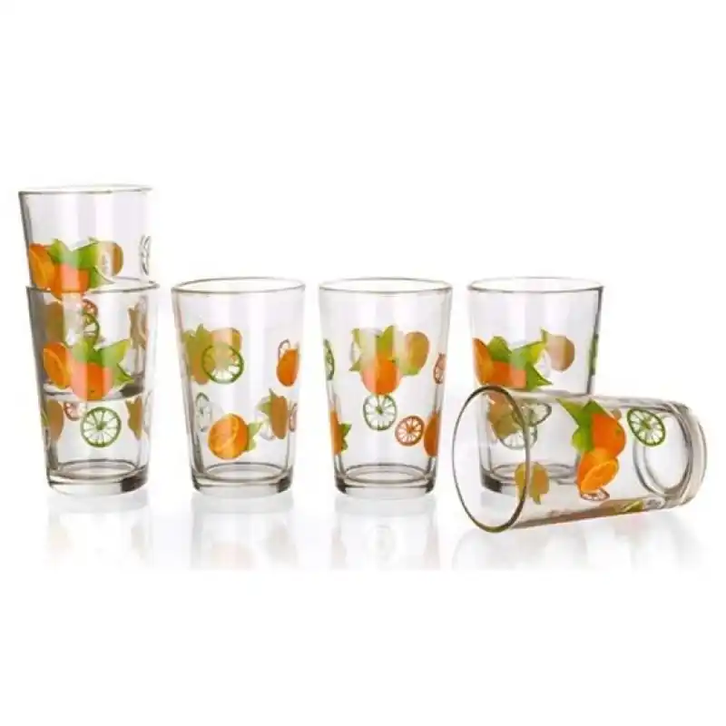 BANQUET ORANGE II Trinkgläser 6 St. 230ml 04240105 Expressversand