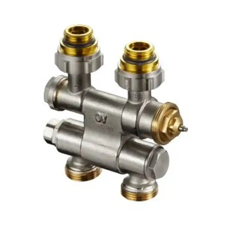 OVENTROP-Anschlussarmatur"Multiblock TF" 1/2"AG x 3/4"AG,1-u.2-Rohr,Ms,schwenkbar Preis Gesenkt