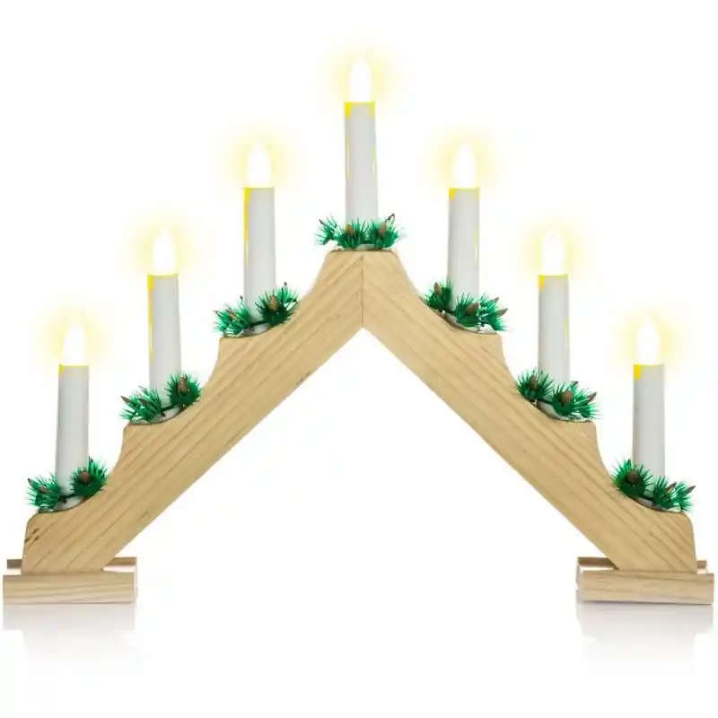 RETLUX RXL 134 7LED Weihnachts Fensterleuchter 280 x 400 mm WW warm wieß 50002283 Letzte Chance