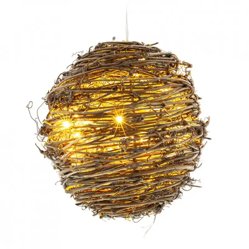 RETLUX RXL 140 AA 20LED Weihnachtsbeleuchtung Kugel aus Rattan Aktuell