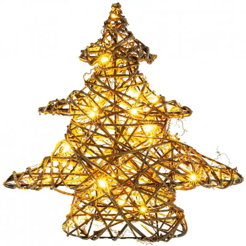RETLUX RXL 142 AA 30LED Weihnachtsbeleuchtung Baum aus Rattan Billig