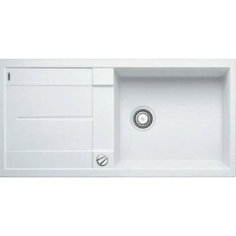 Billig BLANCO Metra XL 6 S Einbauspüle mit Exzenter, weiß 515280