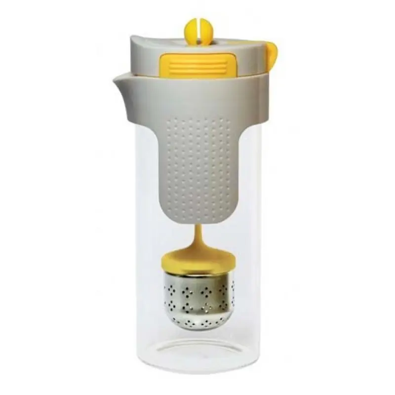 Expressversand STONELINE 2in1 Tee- und Kaffeezubereiter, 750 ml gelb WX-14348