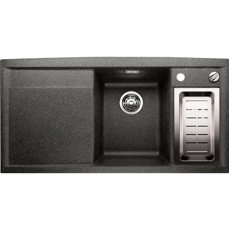 BLANDO Axia II 6 S Küchenspüle Antrazit rechts 516818 Sichere Zahlung