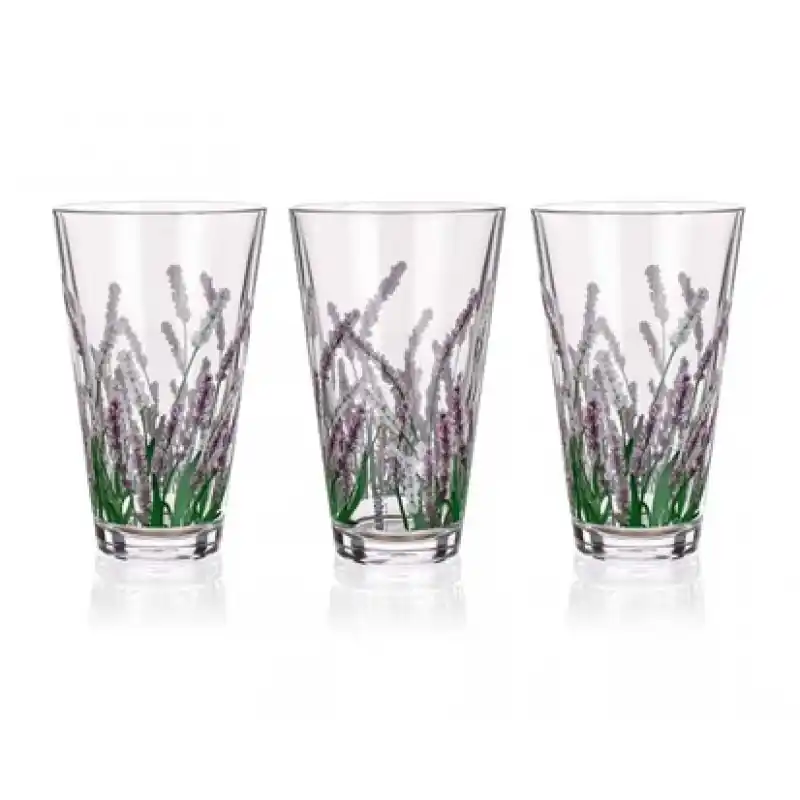 BANQUET LAVENDER Glas 340 ml 3 St. 335247630605 Solange Der Vorrat Reicht