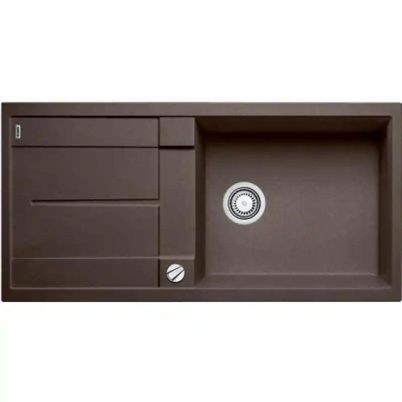 BLANCO METRA XL 6 S küchenspüle mit Exzenter cafe 515287 Bestseller