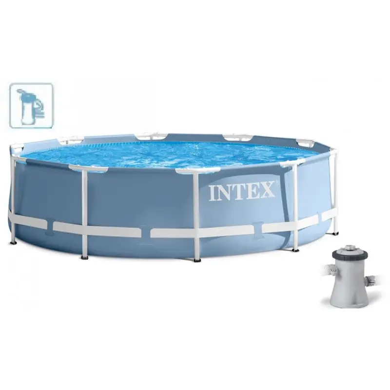 INTEX PRISM FRAME POOL SET 305 x 76 cm mit Kartuschenfilteranlage 28702GN Saisonangebot