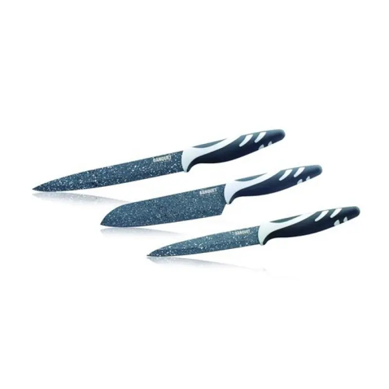BANQUET GRANITE Messerset antihaft 3 St. 25055003 Billig