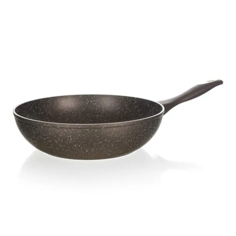 BANQUET GRANITE Wok Pfanne antihaft Dark Brown 28 cm 40050728B Rabatt