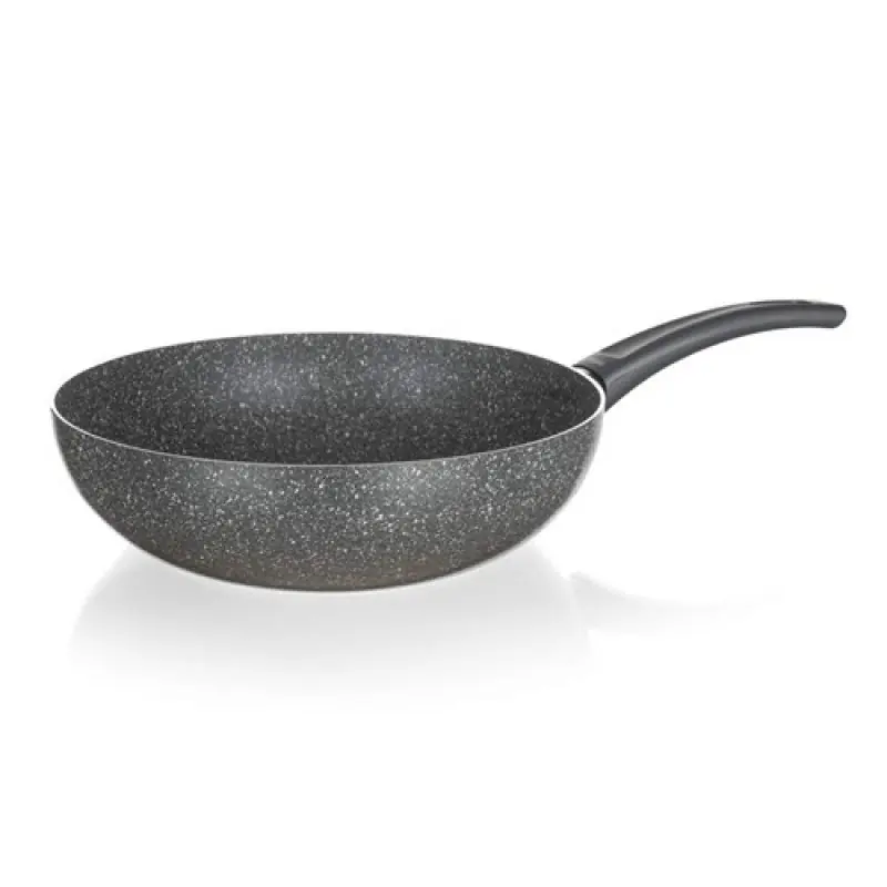 BANQUET GRANITE Wok Pfanne antihaft 28 x 8 cm 40051228 Preisreduziert