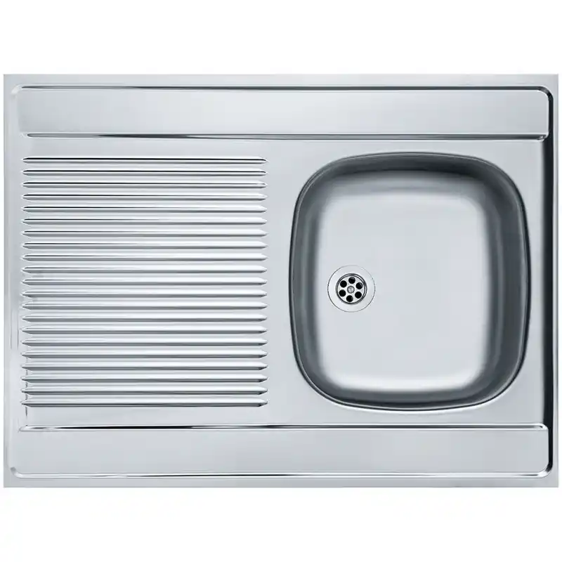 Billig Franke Daria DSL 711 T ECO Küchenspüle aus Edelstahl, len 800x600 mm, Leinen 103.0205.563
