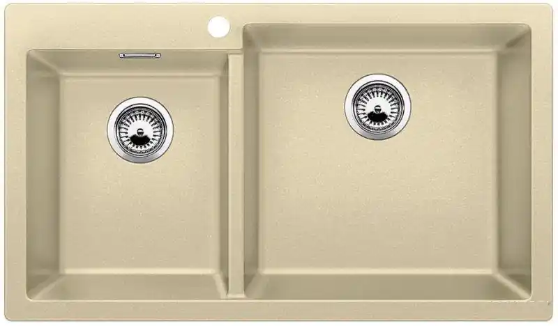 Neuheit BLANCO Pleon 9 Spüle Silgranit beige champagne 518350