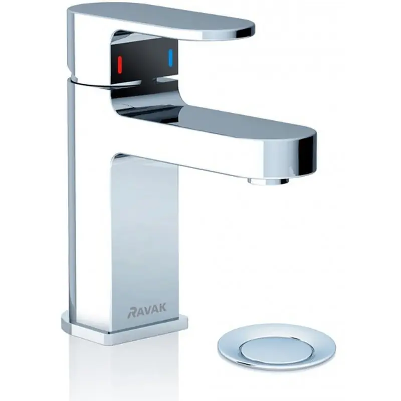 Meistverkauft RAVAK CHROME CR 011.00 Waschtischarmatur mit Ablaufgarnitur X070053