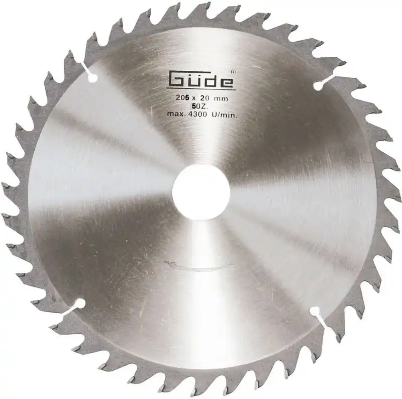 GÜDE Hartmetallsägeblatt 205 X 20 mm 50 Zähne 55077 Neu