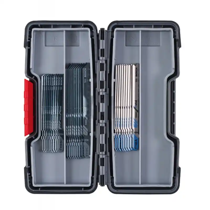Markenprodukt BOSCH "TOUGH BOX" Stichsägeblatt-Set Wood and Metal 30tlg. 2607010903