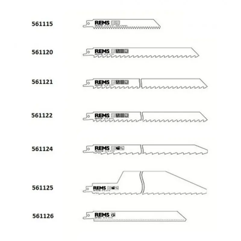 REMS Sägeblatt 235-12 Porenbeton, Bims, Ziegel 561123 Sonderangebot