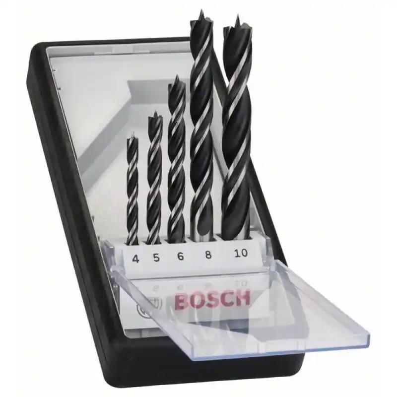BOSCH Robust Line Holzspiralbohrer-Set 5tlg. 2607010527 Garantierte Lieferung