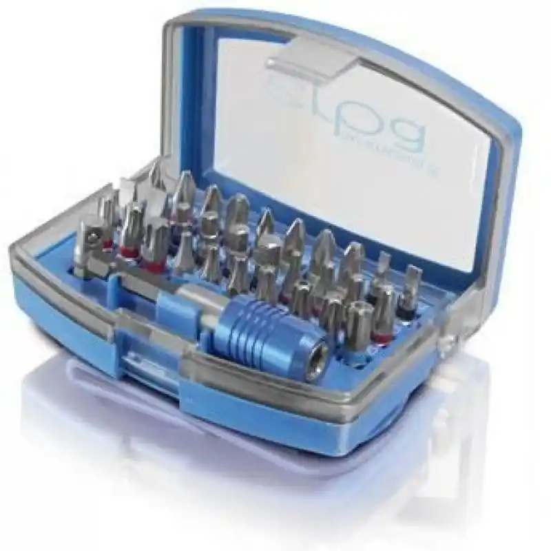 ERBA Bits Set 32 tlg. 1/4 S2-Stahl 03123 Expressversand