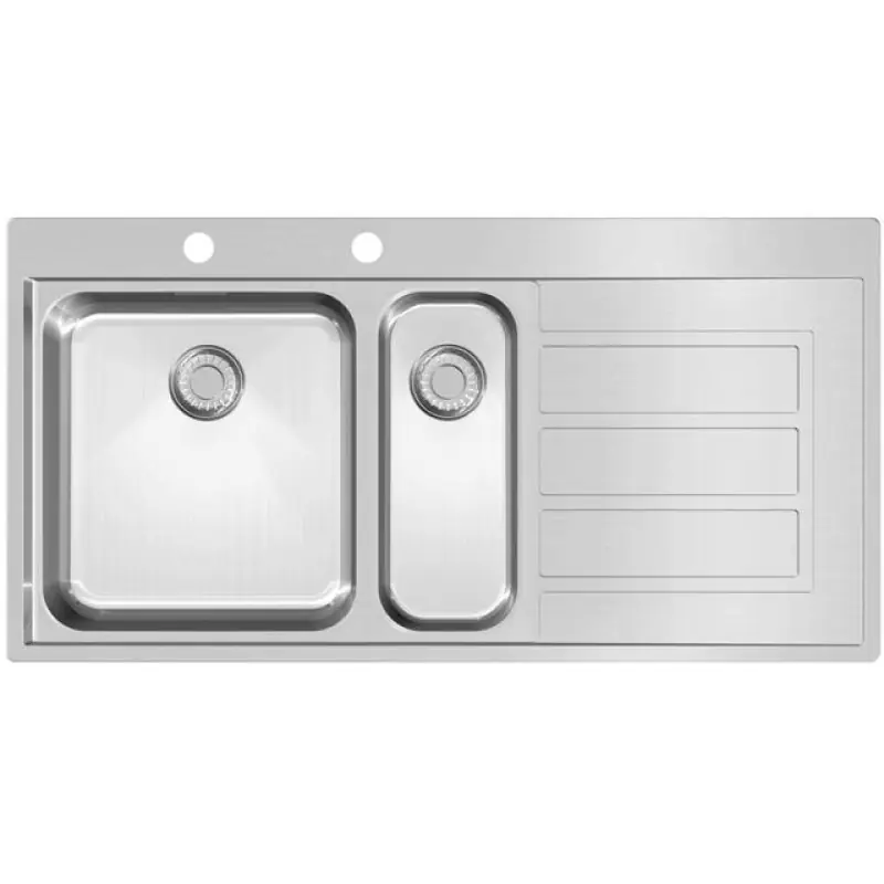 Franke Epos EOX 651/2 1000x510 mm Einbauspüle Edelstahl + SIphon 101.0284.086 Knallerangebot