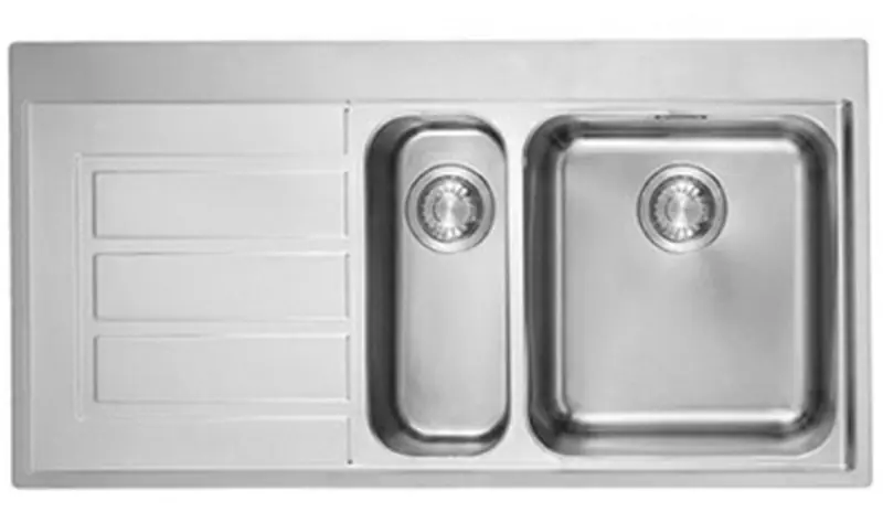Franke Epos EOX 651/7, 1000x510 mm, Einbauspüle Edelstahl + Siphon 101.0283.087 Nur Heute