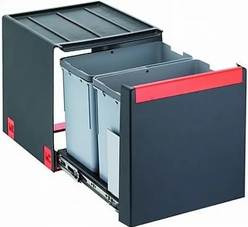 Franke sorter Cube 40 (2x14l) Handauszug Abfalltrennung 2-fach 134.0039.330 Expressversand