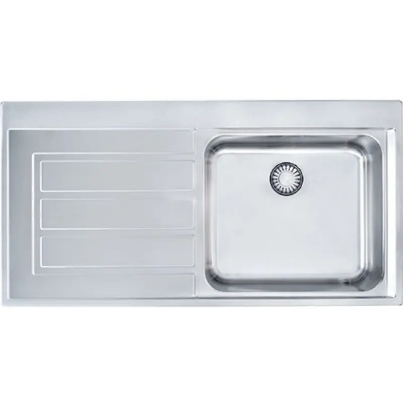 Geprüft Franke Epos EOX 211 Edelestahlspüle - Becken rechts 127.0380.300