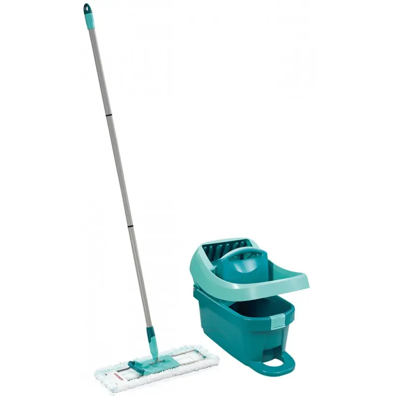 LEIFHEIT Set Profi XL Wischtuchpresse mit Rollen und Bodenwischer 55096 Expressversand