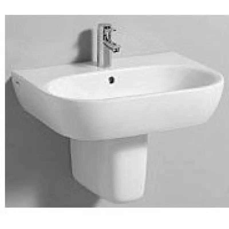 Letzte Chance KERAMAG 4U Waschtisch 70 x 47,5 cm mit Hahnloch und Überlauf 123470