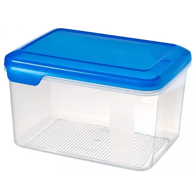 Rabatt CURVER FLEXI Chef Vorratsbehälter 12 x 20 x 15 cm 2,4l transparent/blau 00389-281