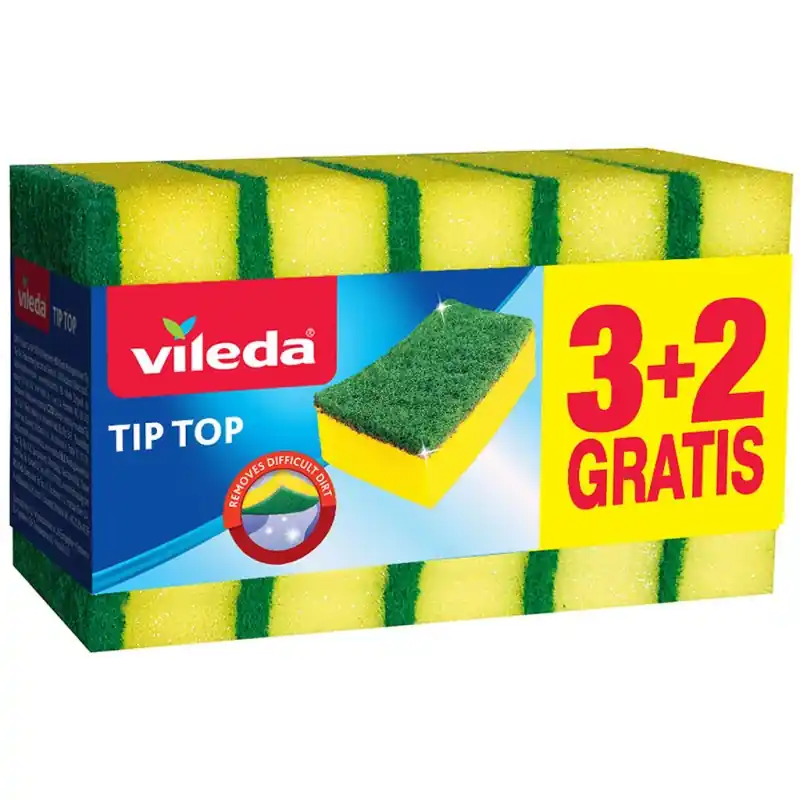 VILEDA Tip Top Schwämme, 5 St 106068 Ausverkauf