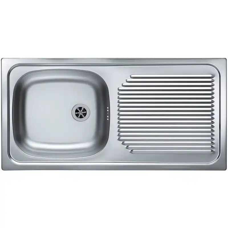 ALVEUS BASIC 60 Edelstahlspüle, 860 x 435 mm, Satin 1008843 Mega-Angebot