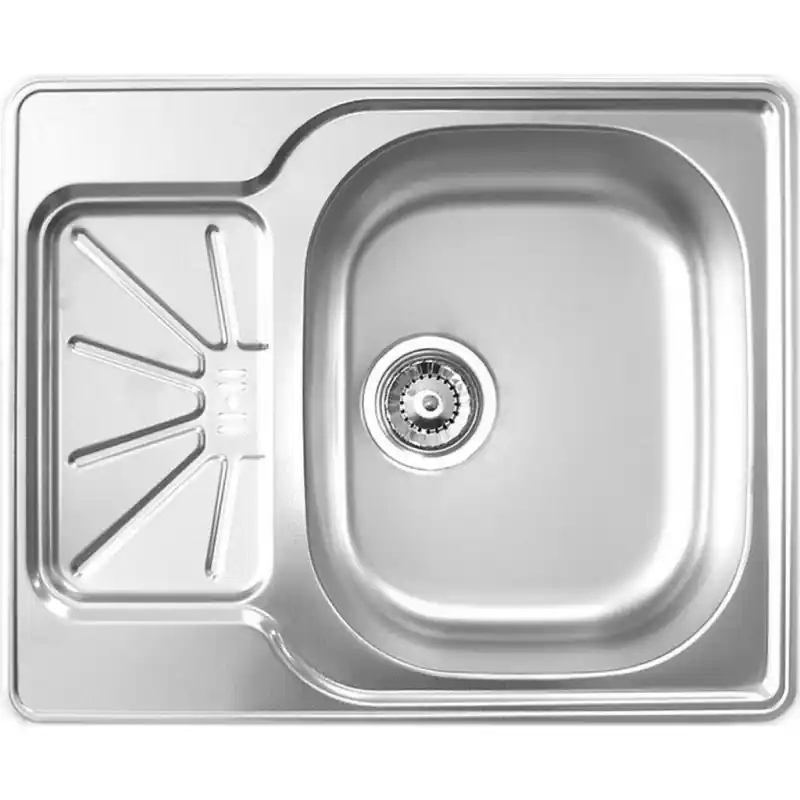 ALVEUS Trend 50 Edelstahl Spüle Satin 1008841 Sonderangebot