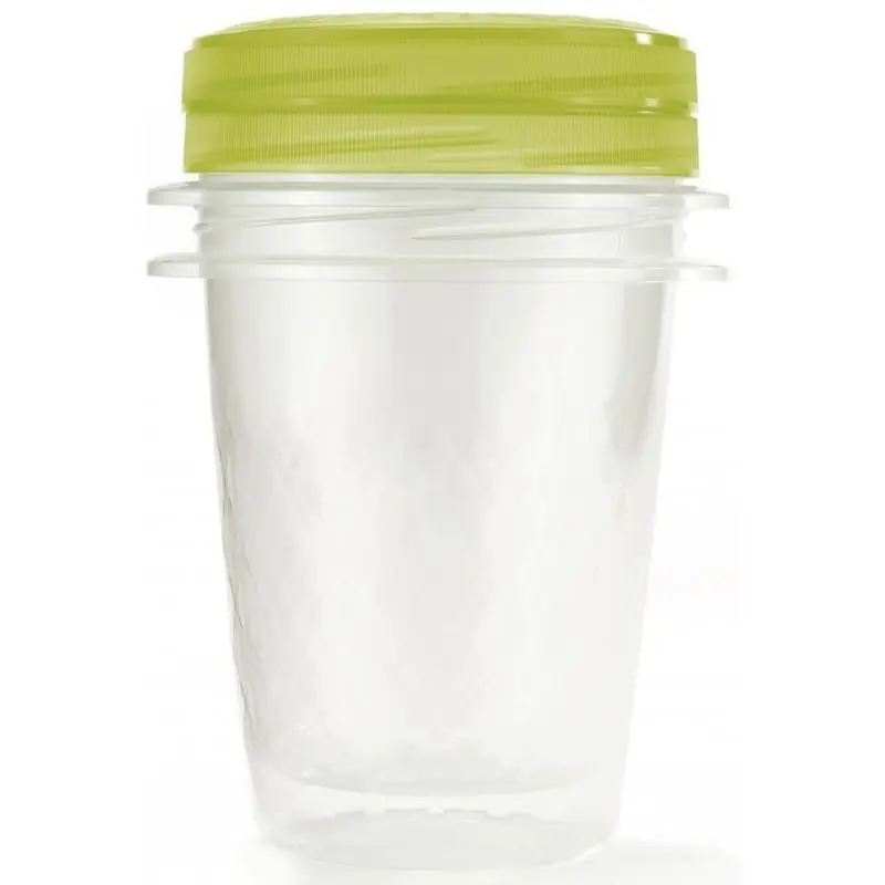 CURVER TAKE AWAY TWIST 2x1L Frischhaltedosen 13 x 13 x 19 cm transparent/grün 00472-313 Sonderangebot