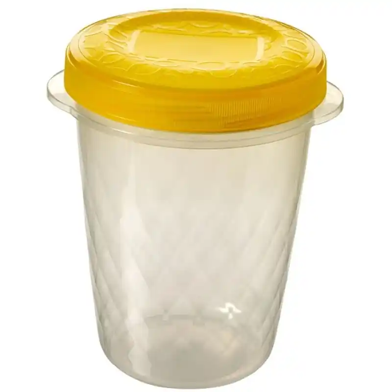 Abverkauf CURVER TAKE AWAY 2 Frischhaltedosen 13 x 13 x 19 cm, 1l transparent/orange 00472-175