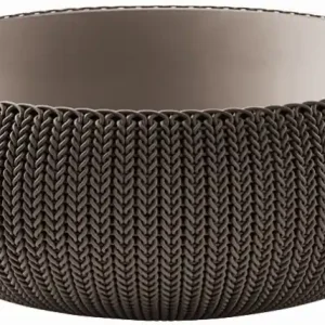 Preisknaller KETER COZIES L Blumentopf, 54 x 54 x 20,4 cm, braun 17202258