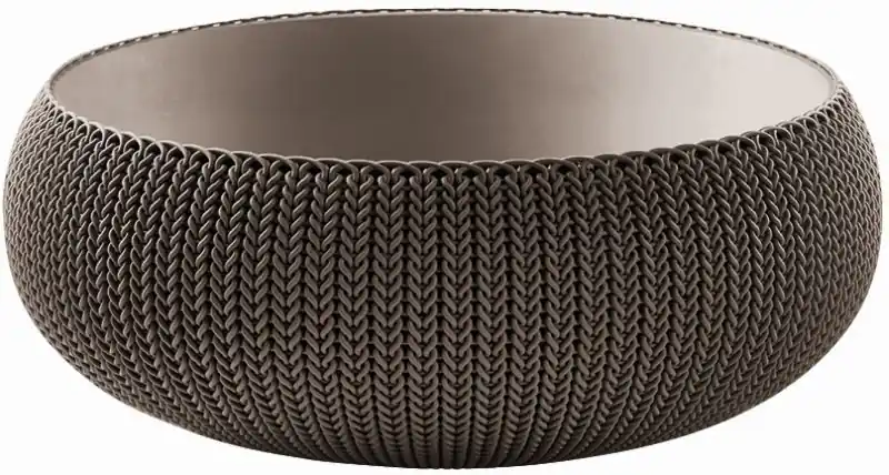 Preisknaller KETER COZIES L Blumentopf, 54 x 54 x 20,4 cm, braun 17202258