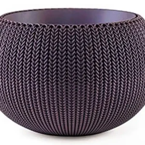 KETER COZIES M Pflanzenampel, 36 x 36 x 22,5 cm, dunkel lila 17202379 Heißes Angebot