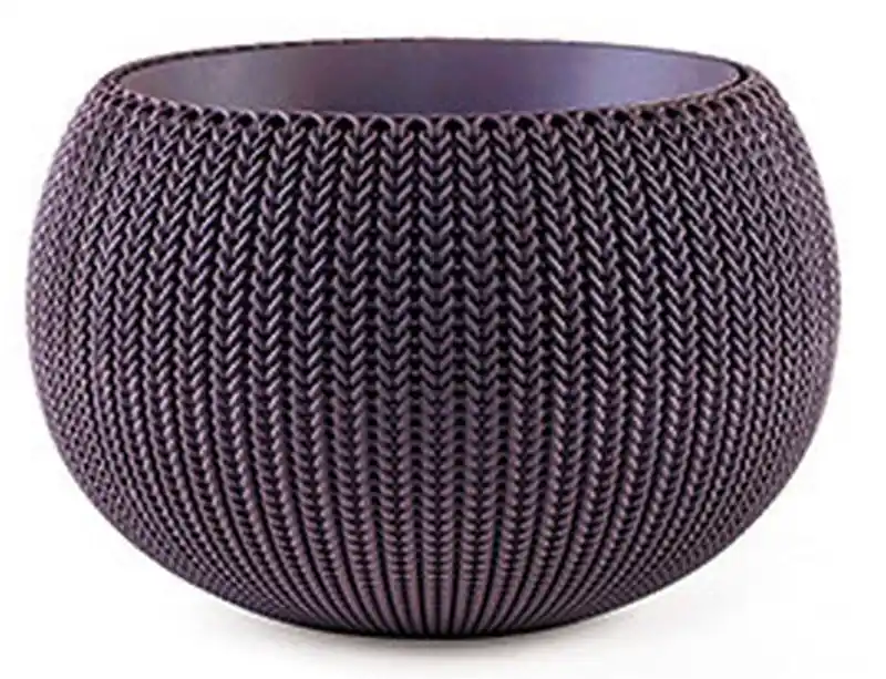 KETER COZIES M Pflanzenampel, 36 x 36 x 22,5 cm, dunkel lila 17202379 Heißes Angebot