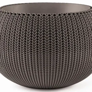 Letzte Chance KETER COZIES M Pflanzenampel, 36 x 36 x 22,5 cm, braun 17202379