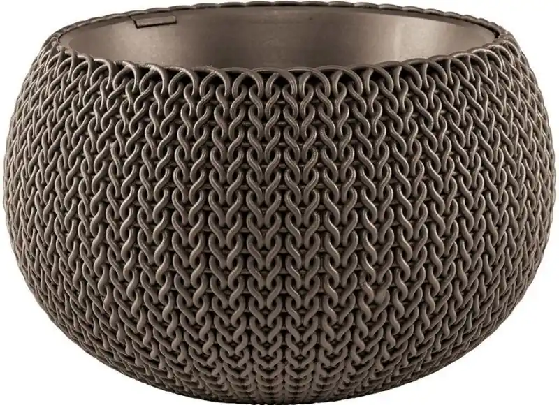 Preiswert KETER COZIES S Pflanzenampel, 28 x 28 x 18 cm, braun 17201493