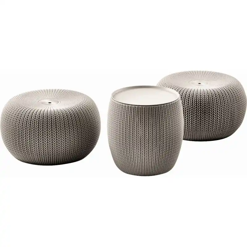 KETER URBAN KNIT Lounge Set, sand 17205082 Schnäppchen