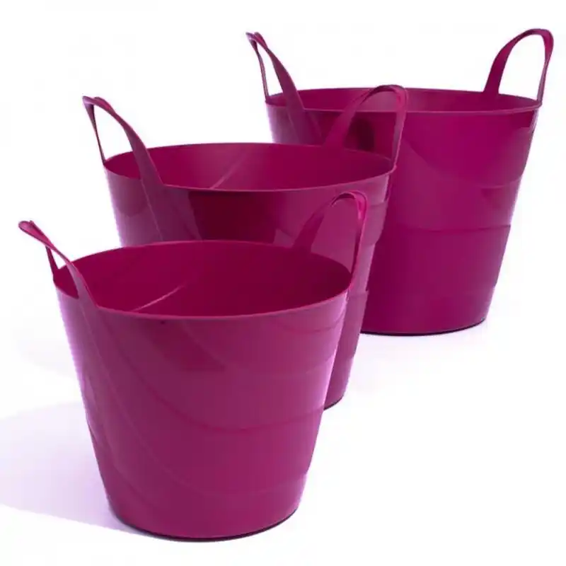 Versand Am Gleichen Tag PROSPERPLAST BILLY Flexibler Korb Gartenkorb 15 l fuchsie IPBI340