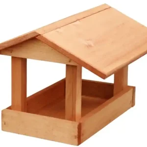 Heißes Angebot Futterstation für kleine Vögel, 24x30x20 cm, braun