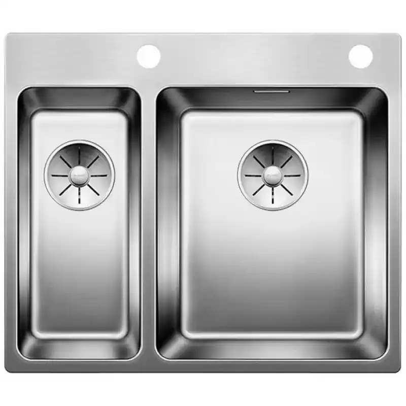 BLANCO Andano 340/18-IF / A Edelstahlspüle InFino Seidenglanz mit Zugknopf 522996 Markenware