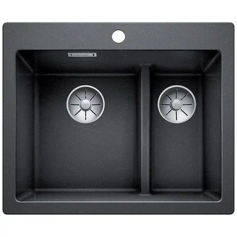Top-Angebot BLANCO Pleon 6 Split Granitspüle ohne Exzenter antrazit 521689